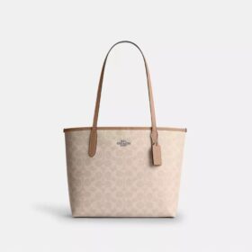 Medium City Tote Bag in Signature Canvas
