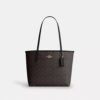 Medium City Tote Bag in Signature Canvas