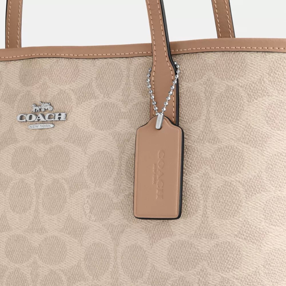 Medium City Tote Bag in Signature Canvas