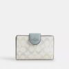Medium Corner Zip Wallet in Signature Canvas