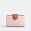 Medium Corner Zip Wallet in Signature Canvas