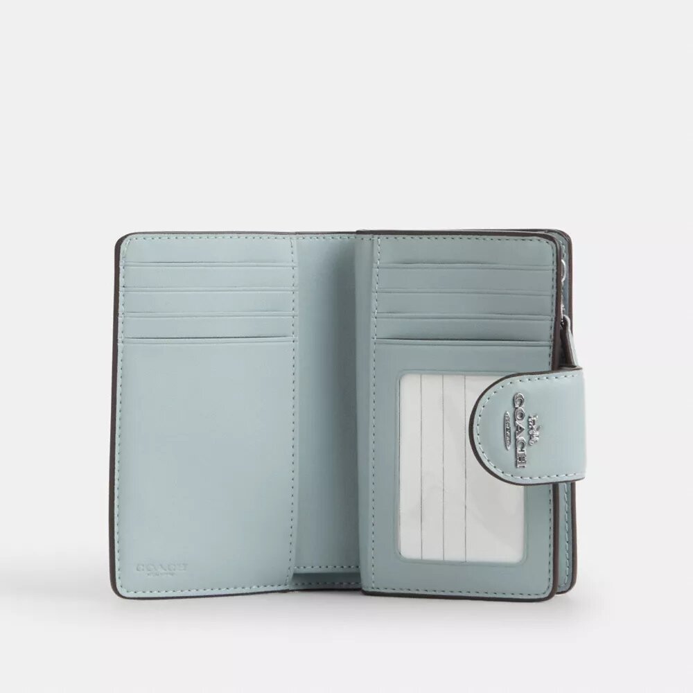 Medium Corner Zip Wallet in Signature Canvas