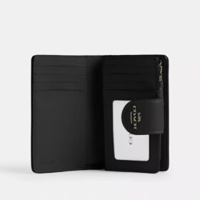 Medium Corner Zip Wallet in Signature Canvas