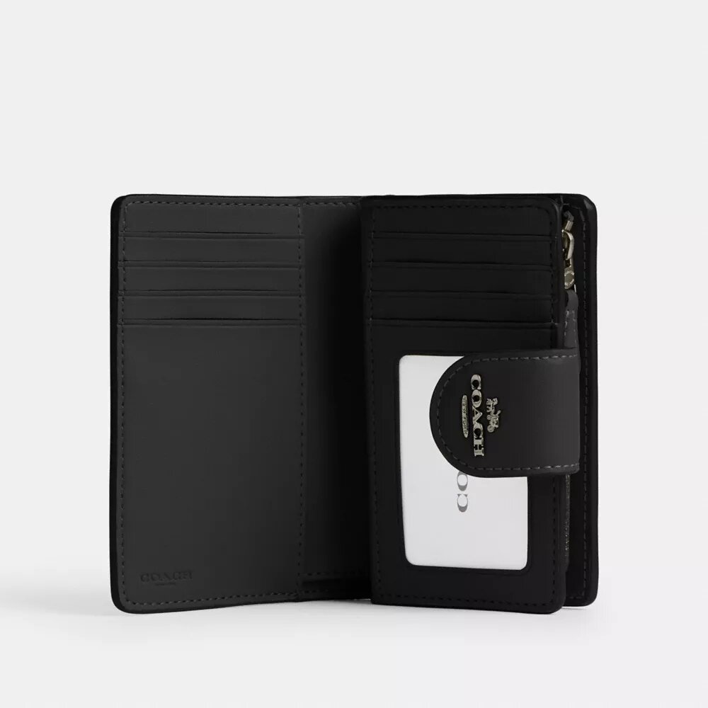 Medium Corner Zip Wallet in Signature Canvas