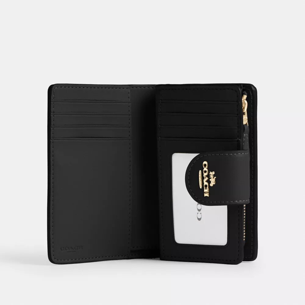 Medium Corner Zip Wallet in Signature Canvas