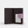 Medium Corner Zip Wallet in Signature Leather