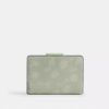 Medium Corner Zip Wallet with Floral Print