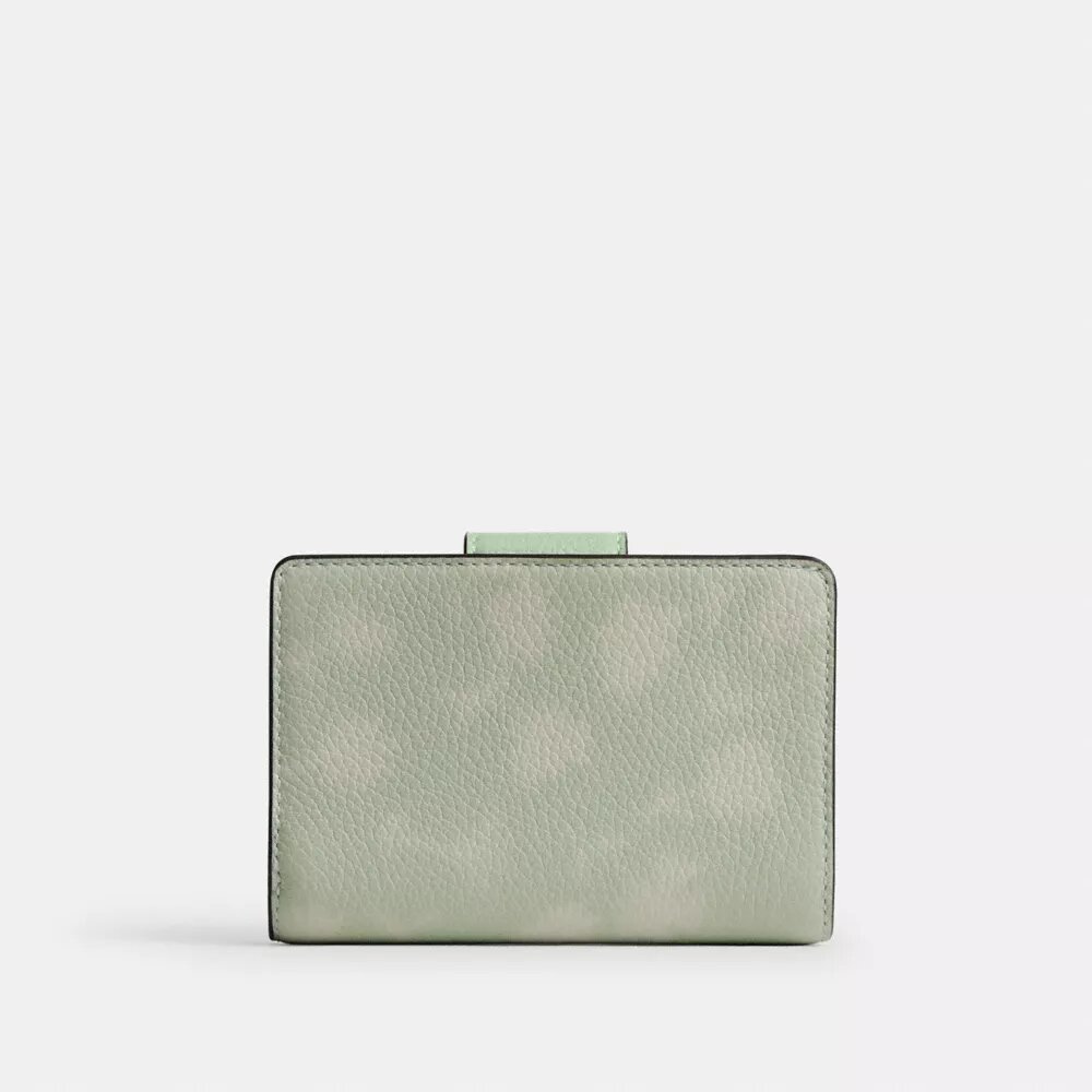 Medium Corner Zip Wallet with Floral Print