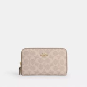 Medium Id Zip Wallet in Signature Canvas