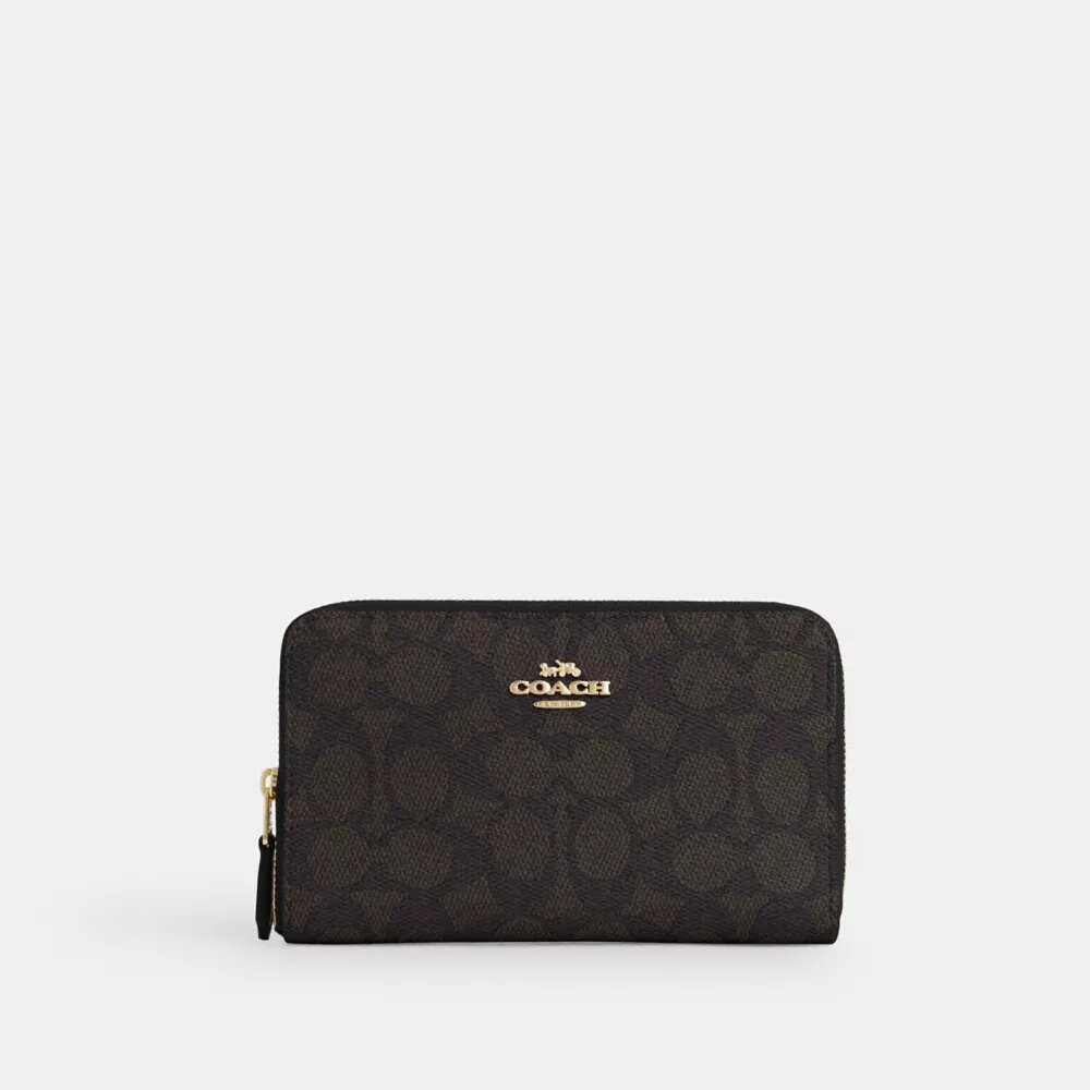Medium Id Zip Wallet in Signature Canvas