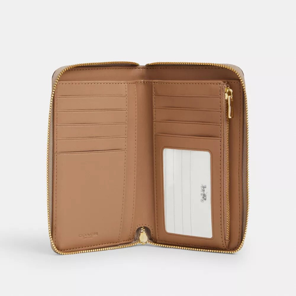 Medium Id Zip Wallet in Signature Canvas
