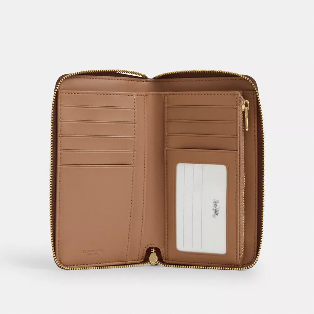 Medium Id Zip Wallet in Signature Canvas