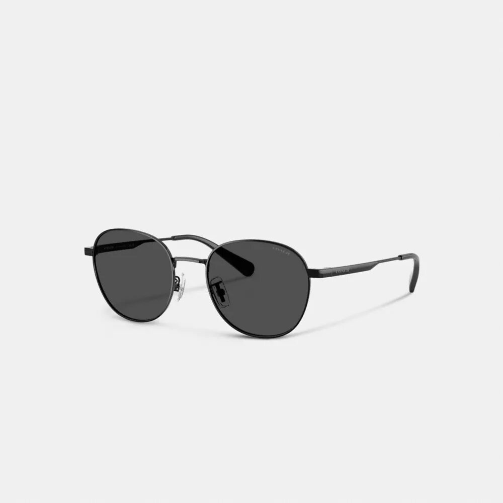 Metal Hangtag Round Sunglasses