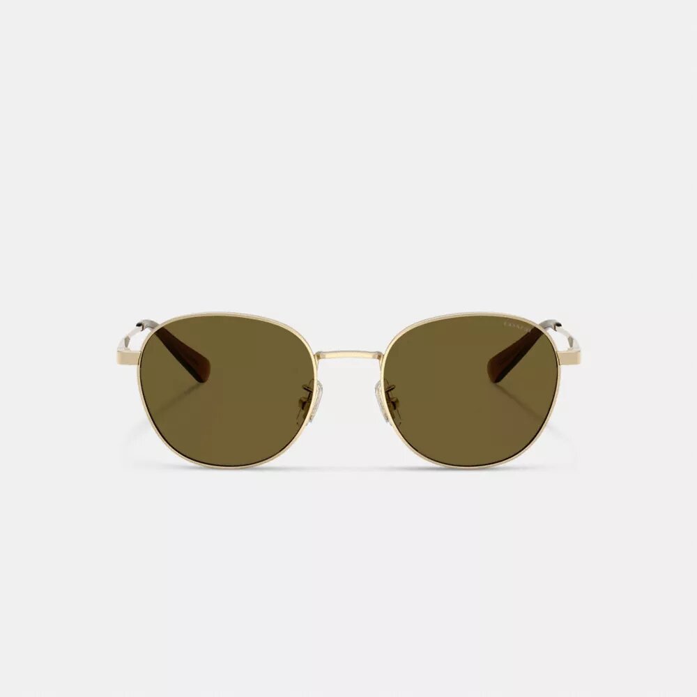 Metal Hangtag Round Sunglasses