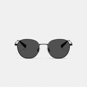 Metal Hangtag Round Sunglasses