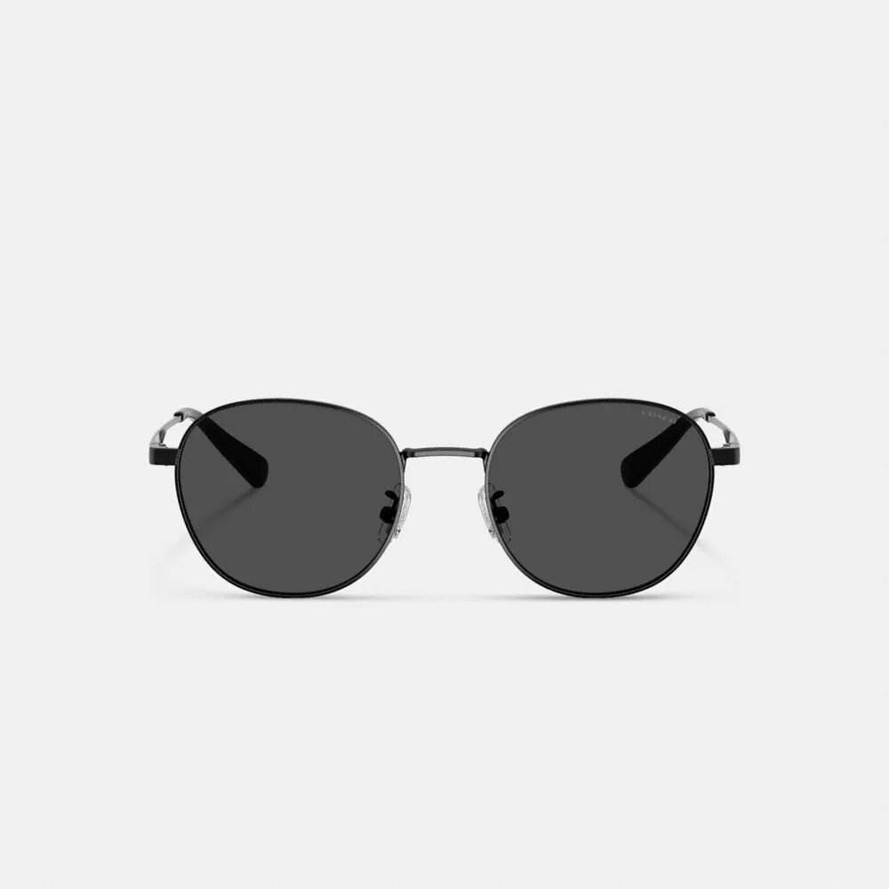 Metal Hangtag Round Sunglasses