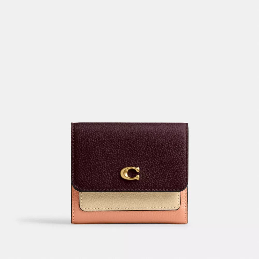 Mila Small Flap Wallet in Colorblock