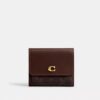 Mila Small Flap Wallet in Signature Canvas