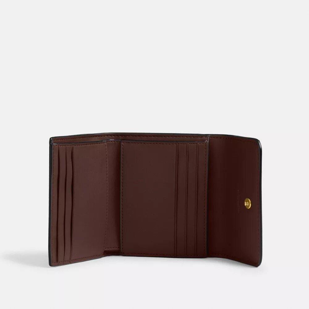 Mila Small Flap Wallet in Signature Canvas