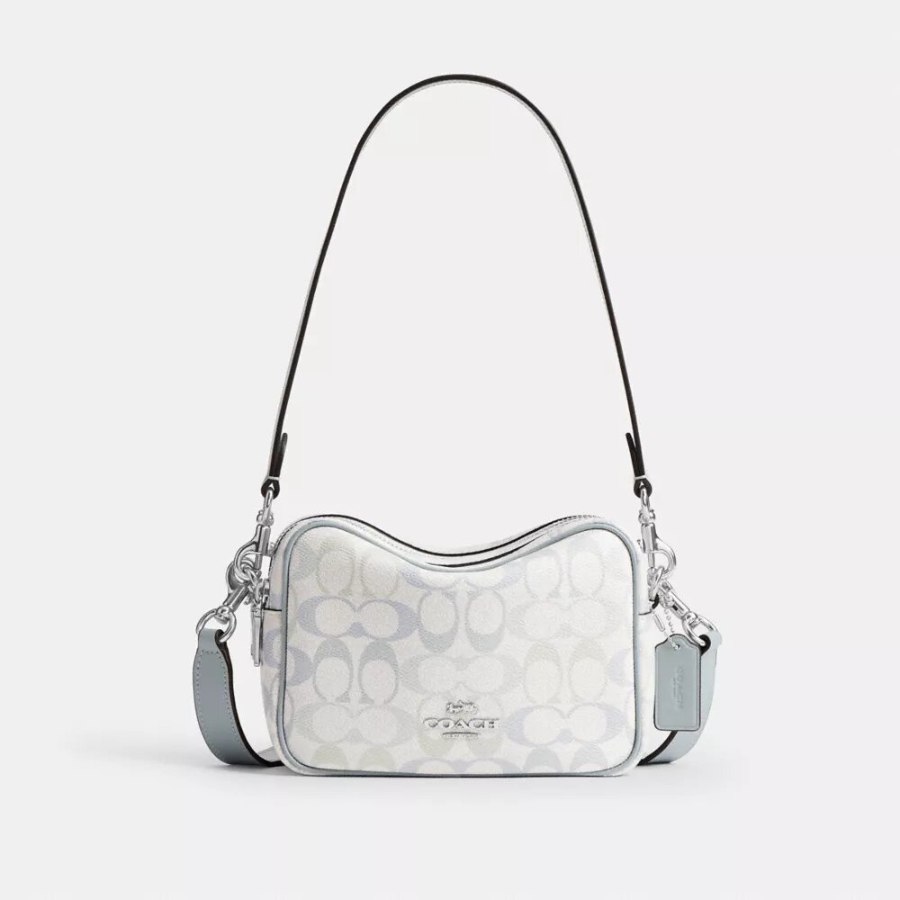 Mini Carey Crossbody Bag in Signature Canvas