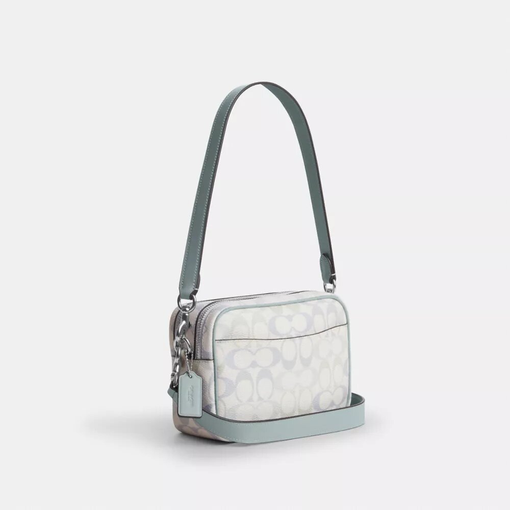 Mini Carey Crossbody Bag in Signature Canvas
