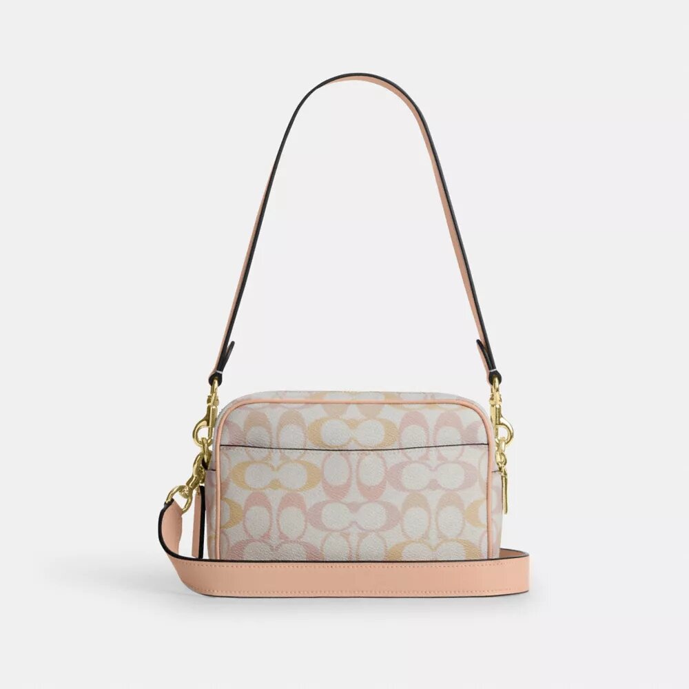 Mini Carey Crossbody Bag in Signature Canvas