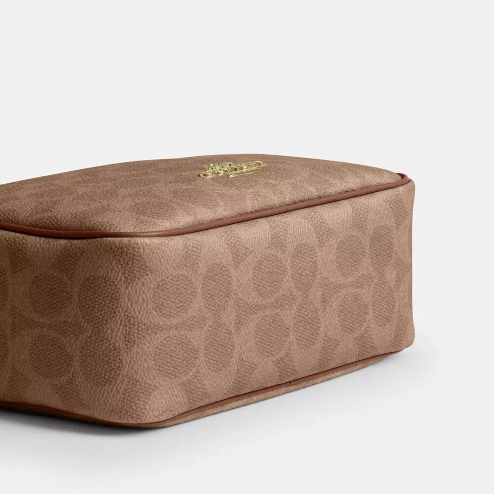 Mini Carey Crossbody Bag in Signature Canvas