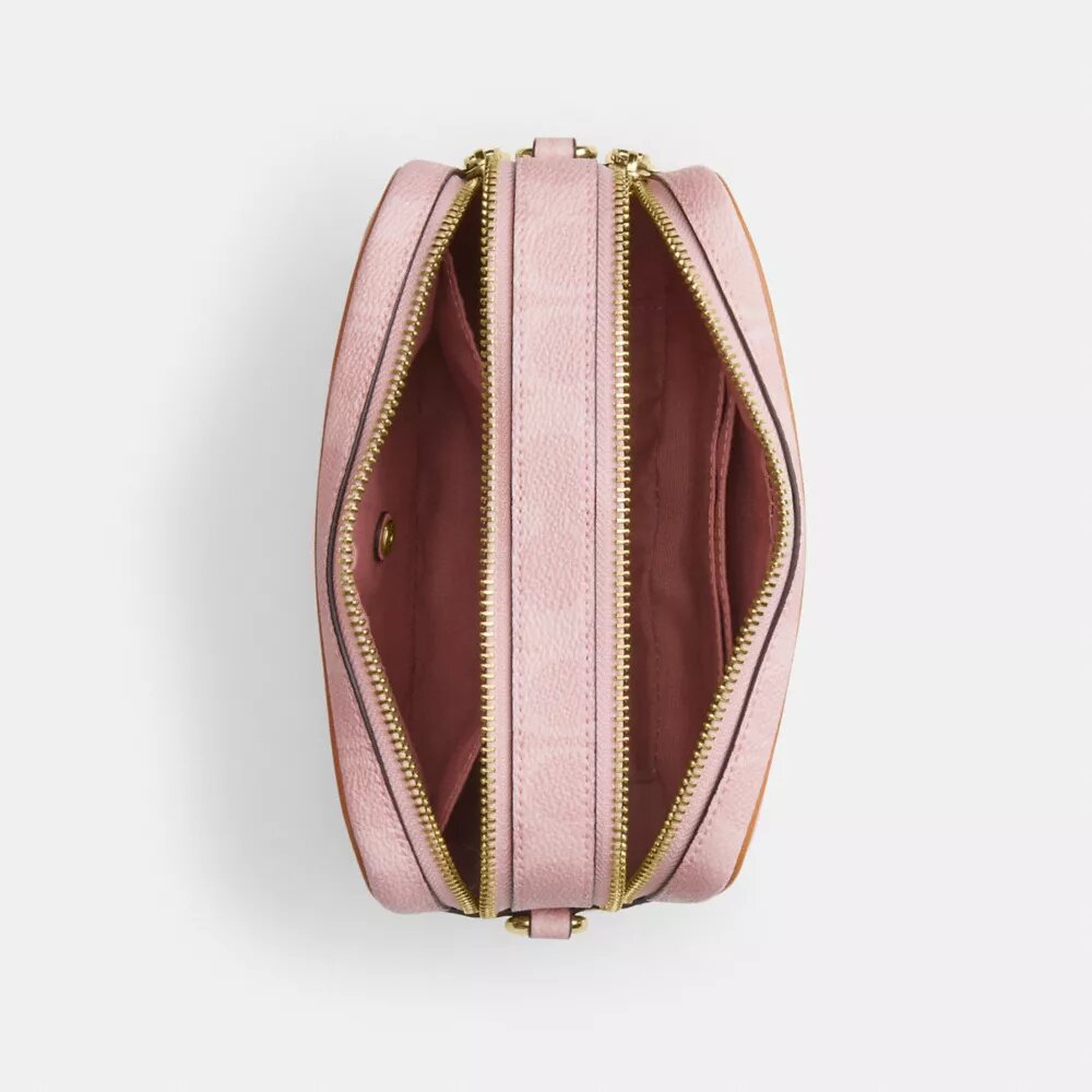 Mini Carey Crossbody Bag in Signature Canvas with Charms