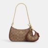 Mini Carmen Bag Charm in Signature Canvas
