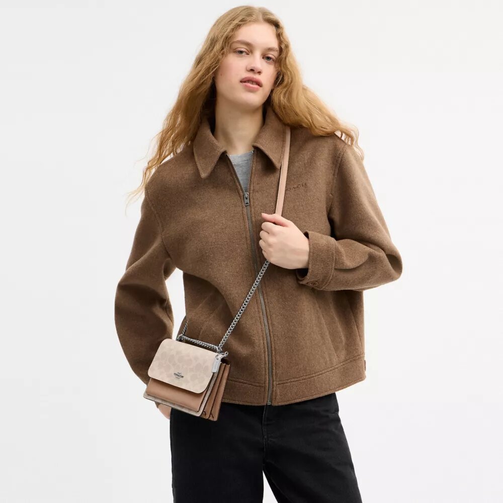 Mini Klare Crossbody Bag in Signature Canvas