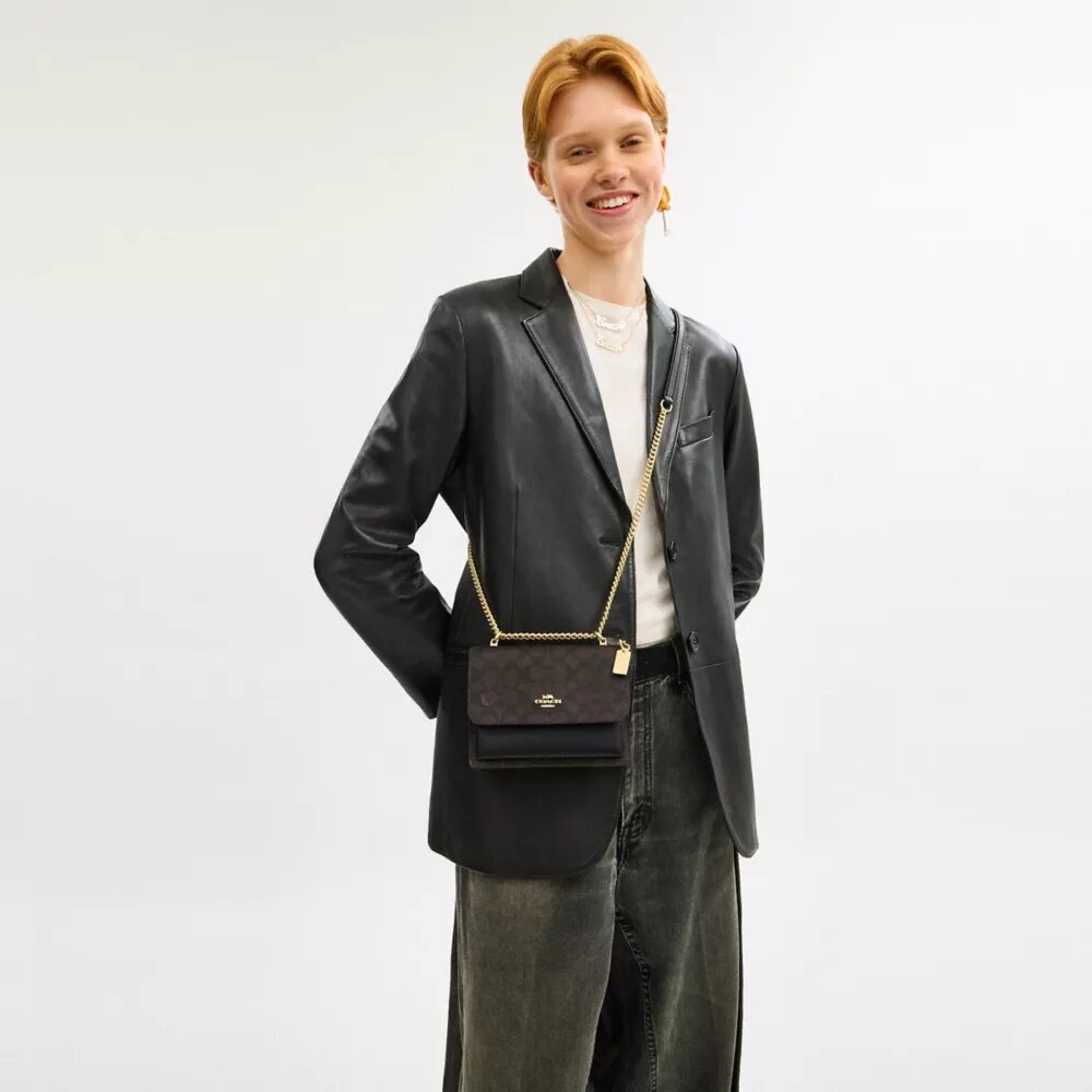 Mini Klare Crossbody Bag in Signature Canvas