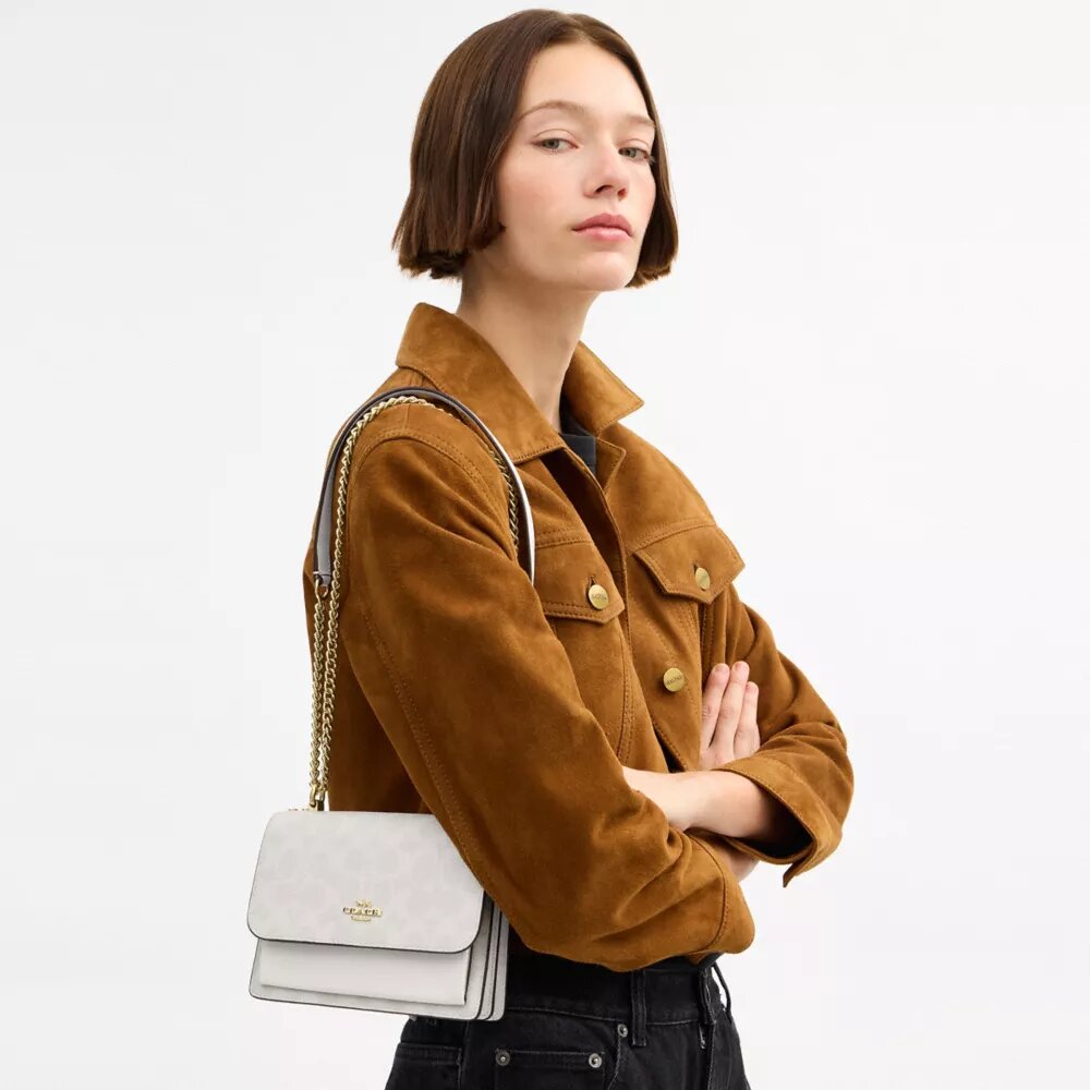 Mini Klare Crossbody Bag in Signature Canvas