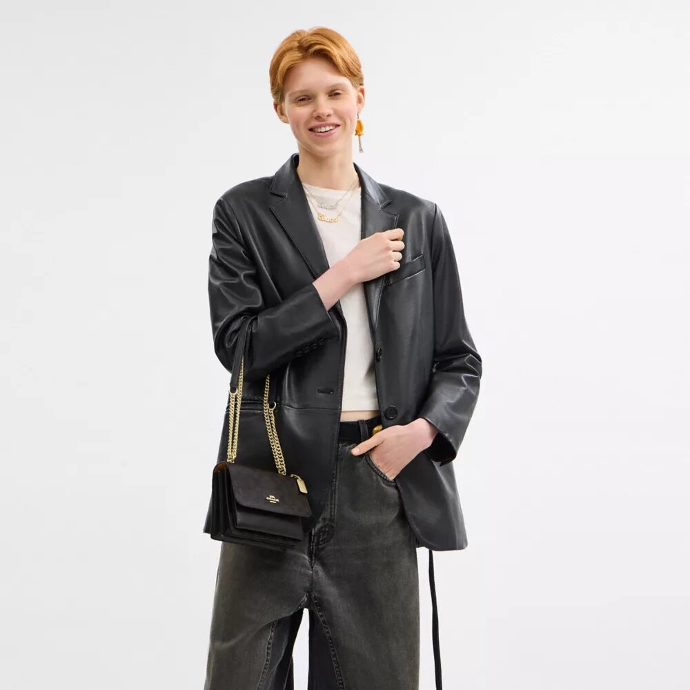 Mini Klare Crossbody Bag in Signature Canvas
