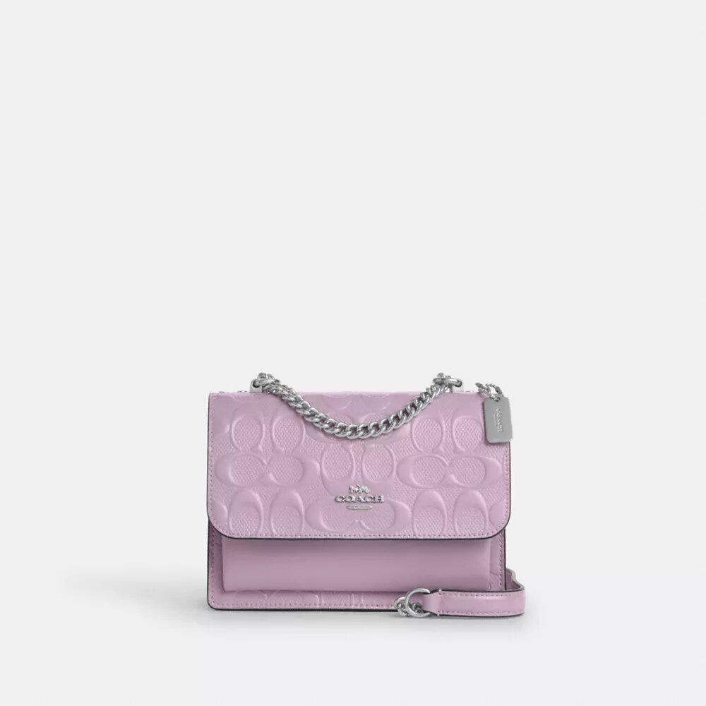Mini Klare Crossbody Bag in Signature Leather
