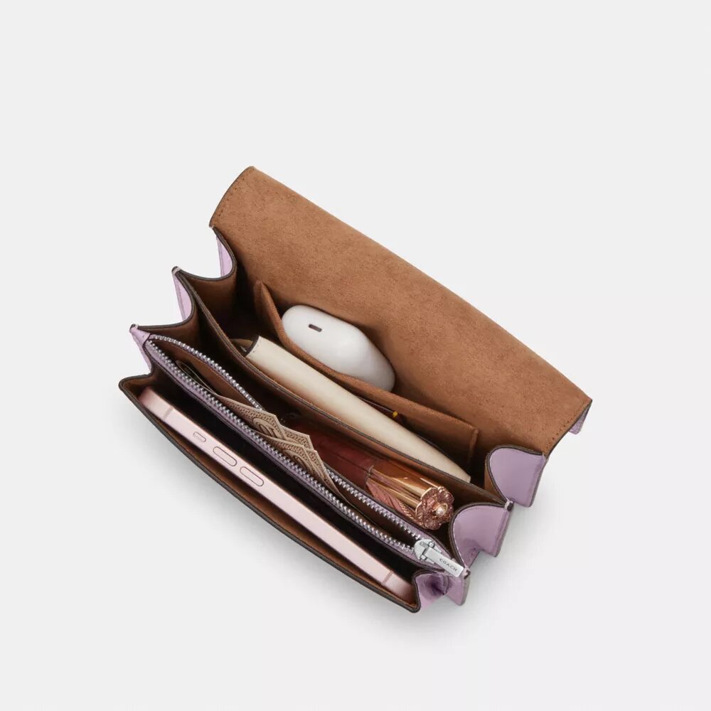 Mini Klare Crossbody Bag in Signature Leather