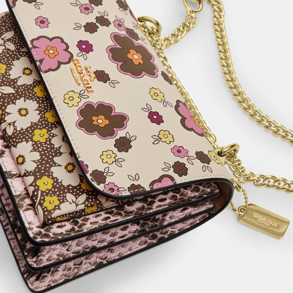 Mini Klare Crossbody Bag with Floral Print