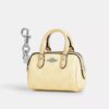 Mini Rowan Bag Charm in Signature Canvas