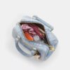 Mini Rowan Crossbody Bag in Loved Denim with Charms
