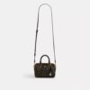 Mini Rowan Crossbody Bag in Loved Signature Canvas with Charms