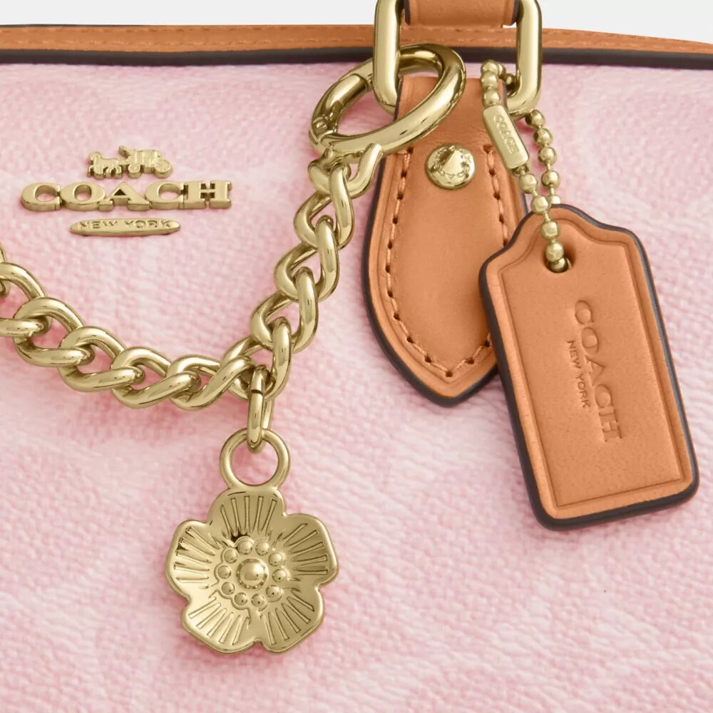Mini Rowan Crossbody Bag in Signature Canvas with Charms