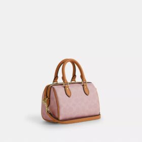 Mini Rowan Crossbody Bag in Signature Canvas with Charms