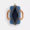 Mini Rowan Crossbody Bag in Signature Denim