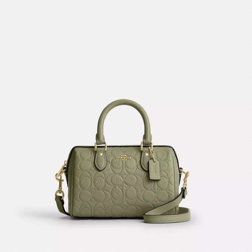 Mini Rowan Crossbody Bag in Signature Leather