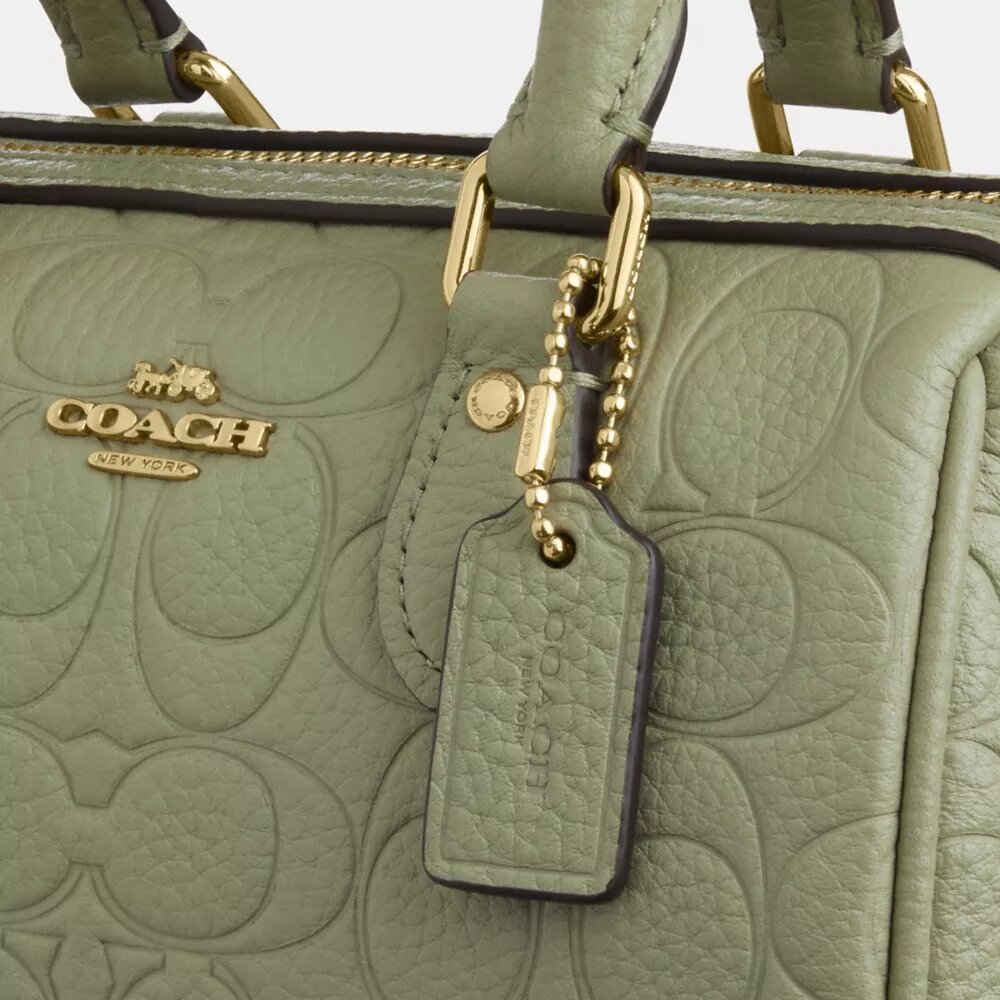 Mini Rowan Crossbody Bag in Signature Leather