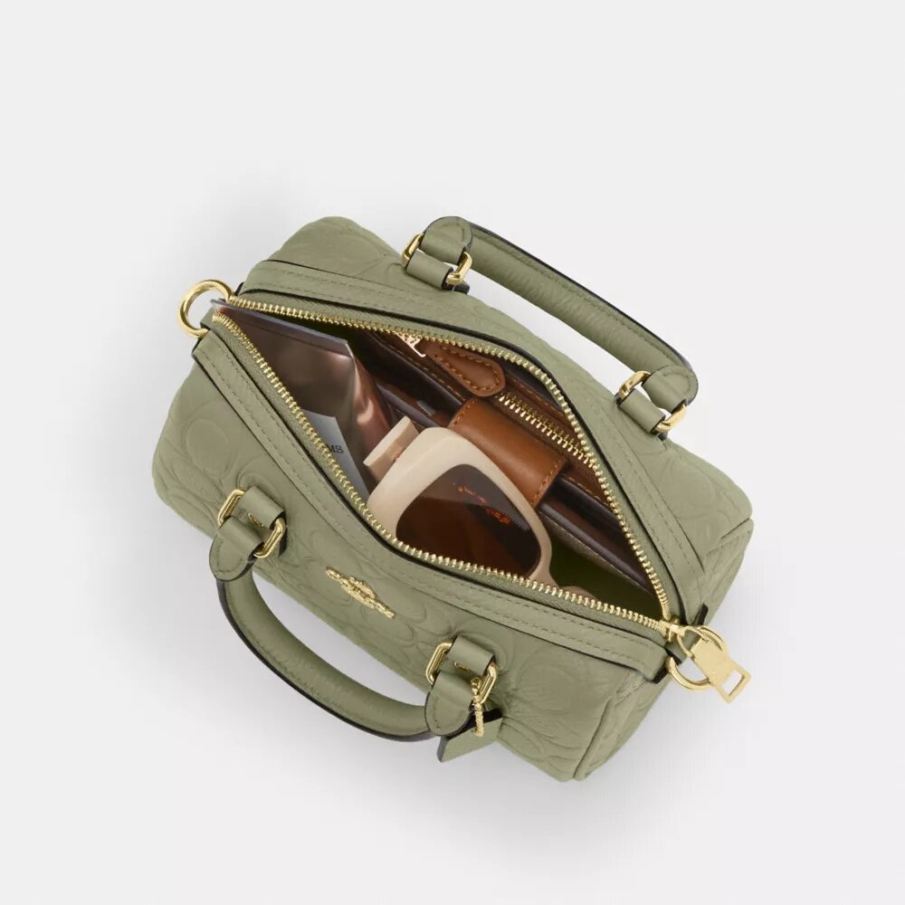 Mini Rowan Crossbody Bag in Signature Leather
