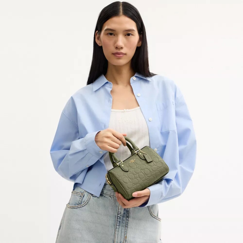Mini Rowan Crossbody Bag in Signature Leather