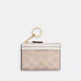 Mini Skinny Id Case in Signature Canvas