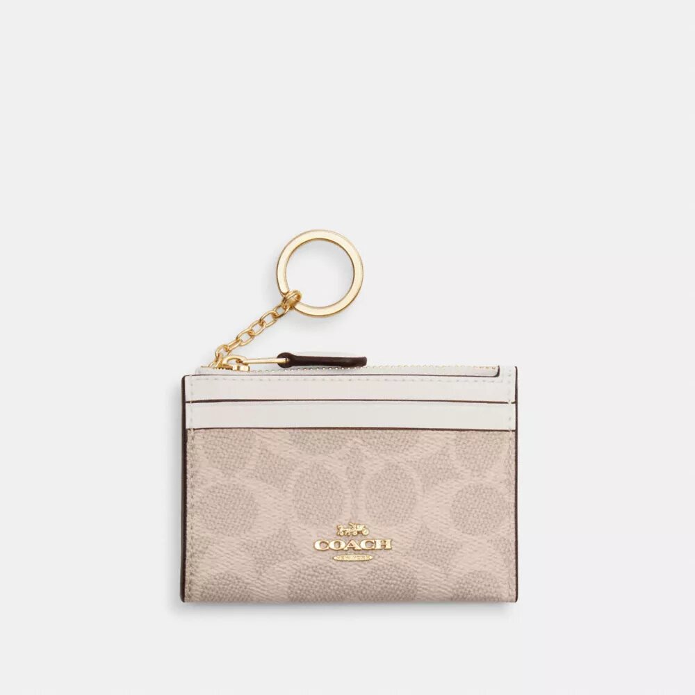 Mini Skinny Id Case in Signature Canvas