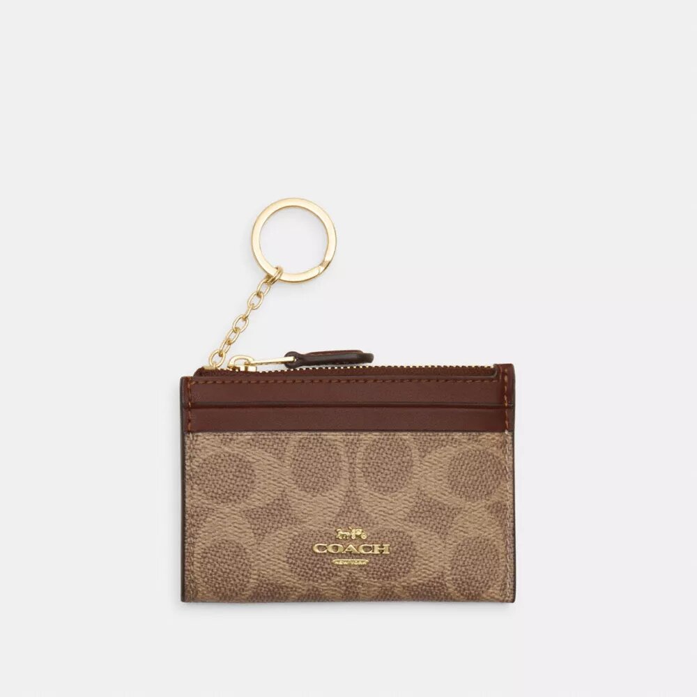 Mini Skinny Id Case in Signature Canvas