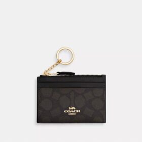 Mini Skinny Id Case in Signature Canvas